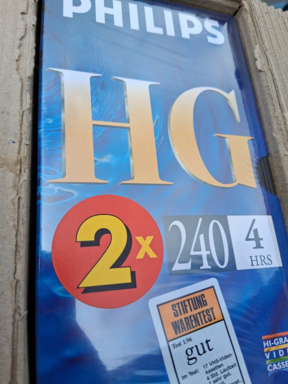 Philips VHS Cassettes 240 min - 12 stuks, Ophalen of Verzenden