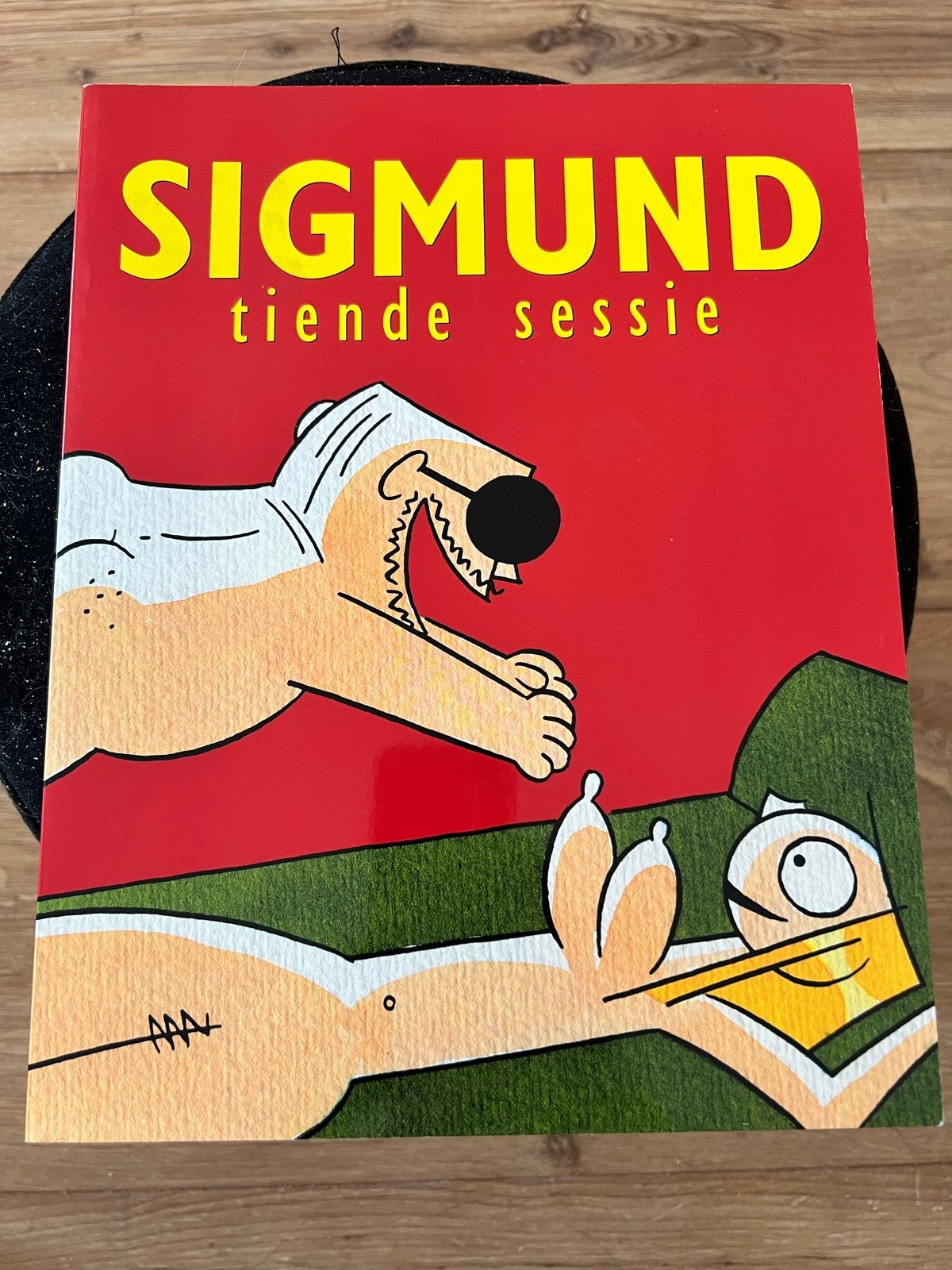 Sigmund Tiende Sessie - 1e druk - Peter de Wit - Stripboek, Eén stripboek, Ophalen of Verzenden, Zo goed als nieuw