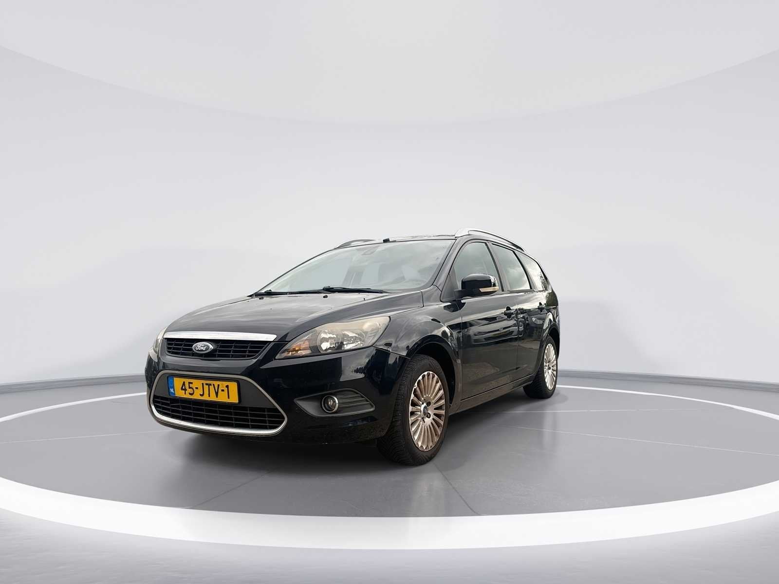 Ford Focus Wagon 1.8 Limited 2009 | 45-JTV-1, Auto's, Ford, 125 pk, Gebruikt, 4 cilinders, Zwart