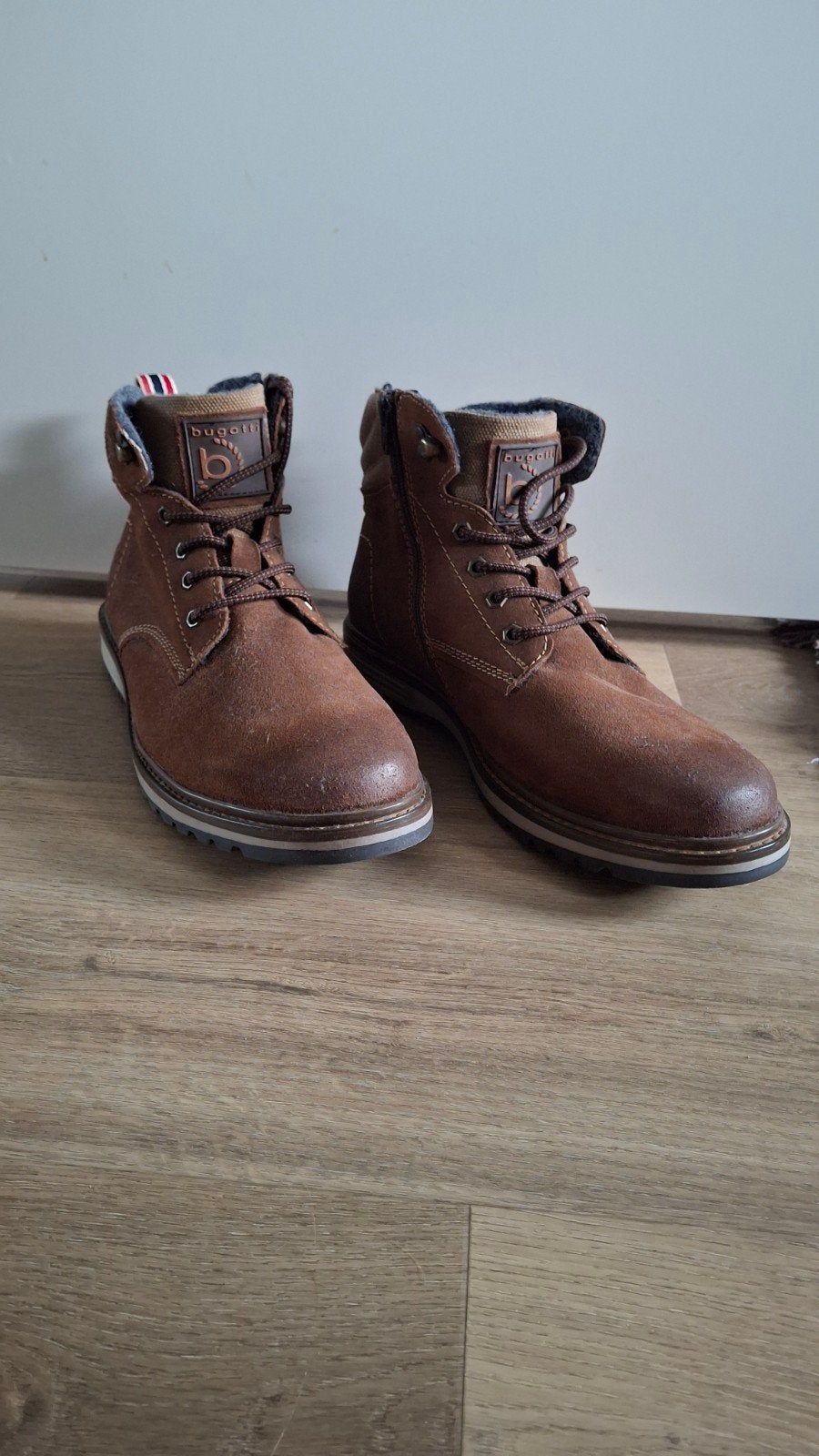 Bugatti heren boots - Bruin - Maat 46, Bugatti, Bruin, Boots, Ophalen of Verzenden
