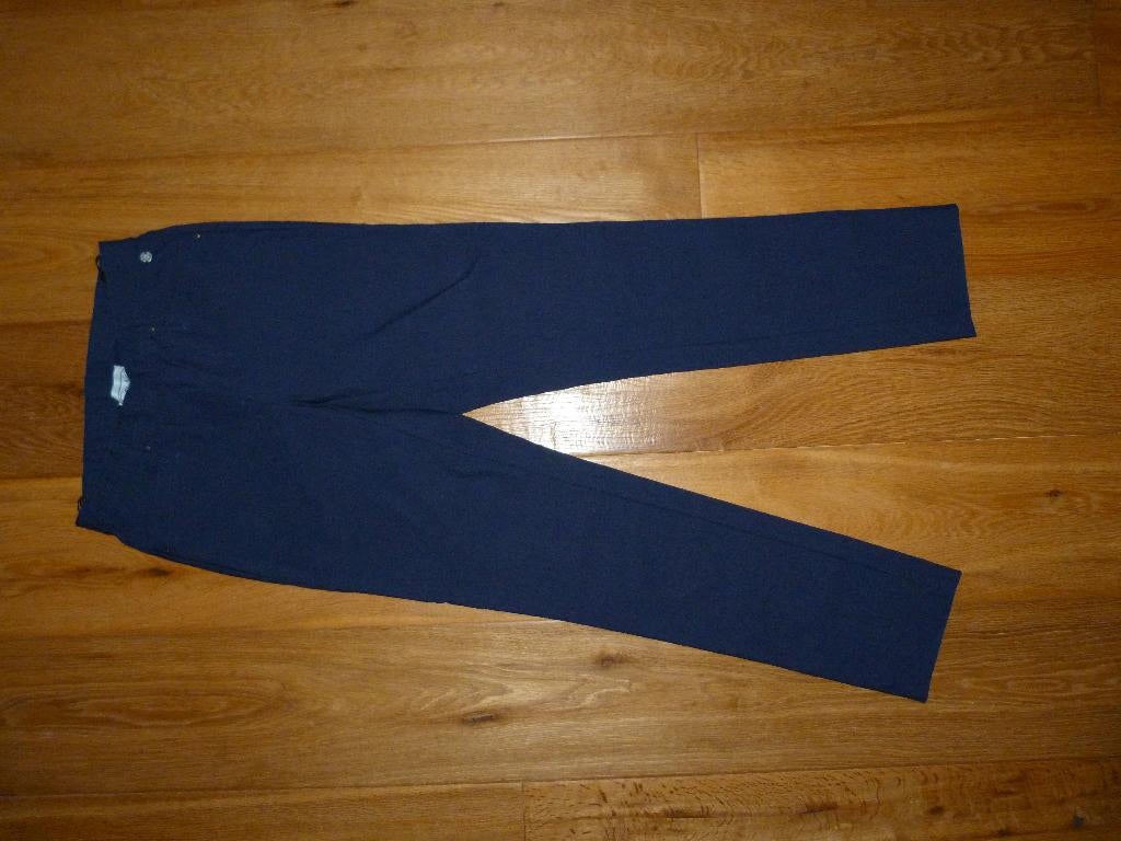 Damesbroek, Sensia, blauw, maat 36, Blauw, Zo goed als nieuw, Maat 36 (S), Lang