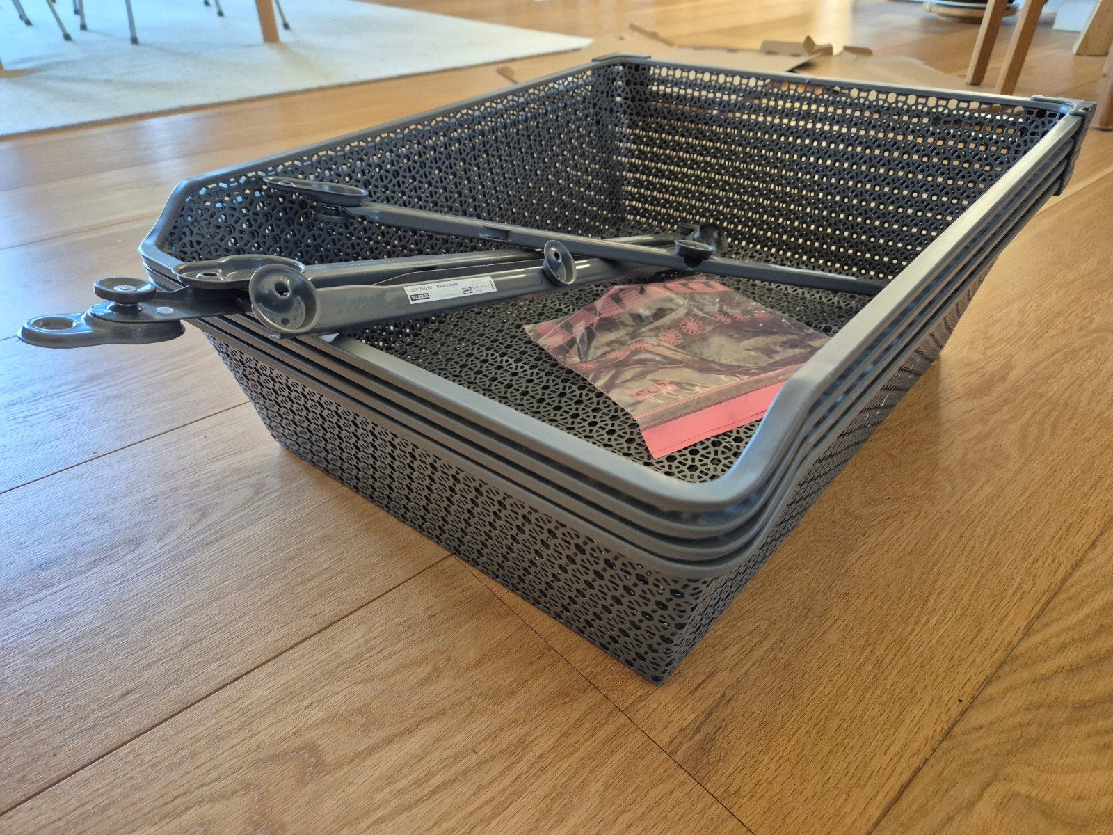 IKEA KOMPLEMENT Uittrekbare manden met rails (4 stuks), Huis en Inrichting, Ophalen of Verzenden, Zo goed als nieuw