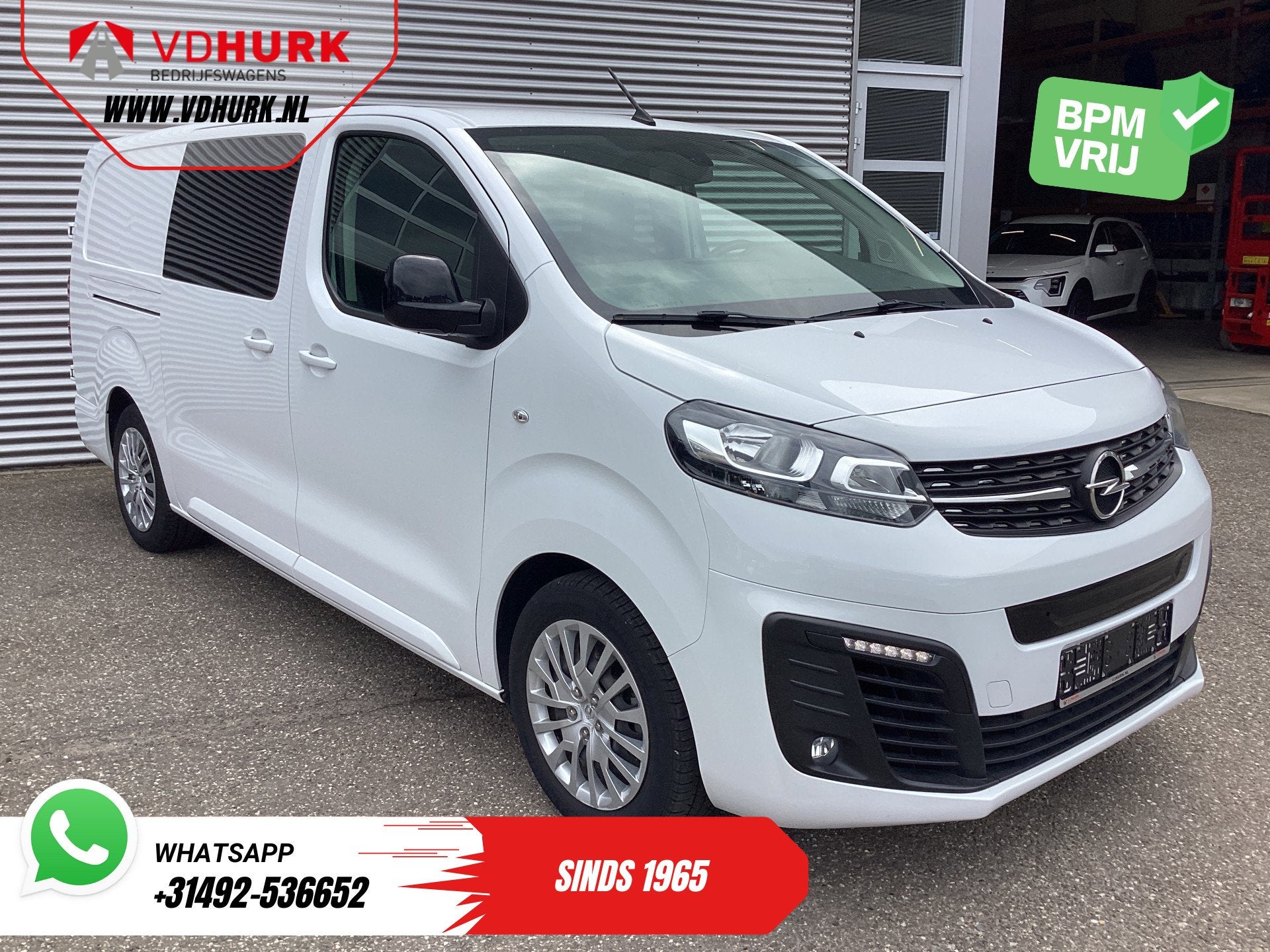 Opel Vivaro Electric 75 kWh DC Dubbel Cabine 345 km WLTP Sne