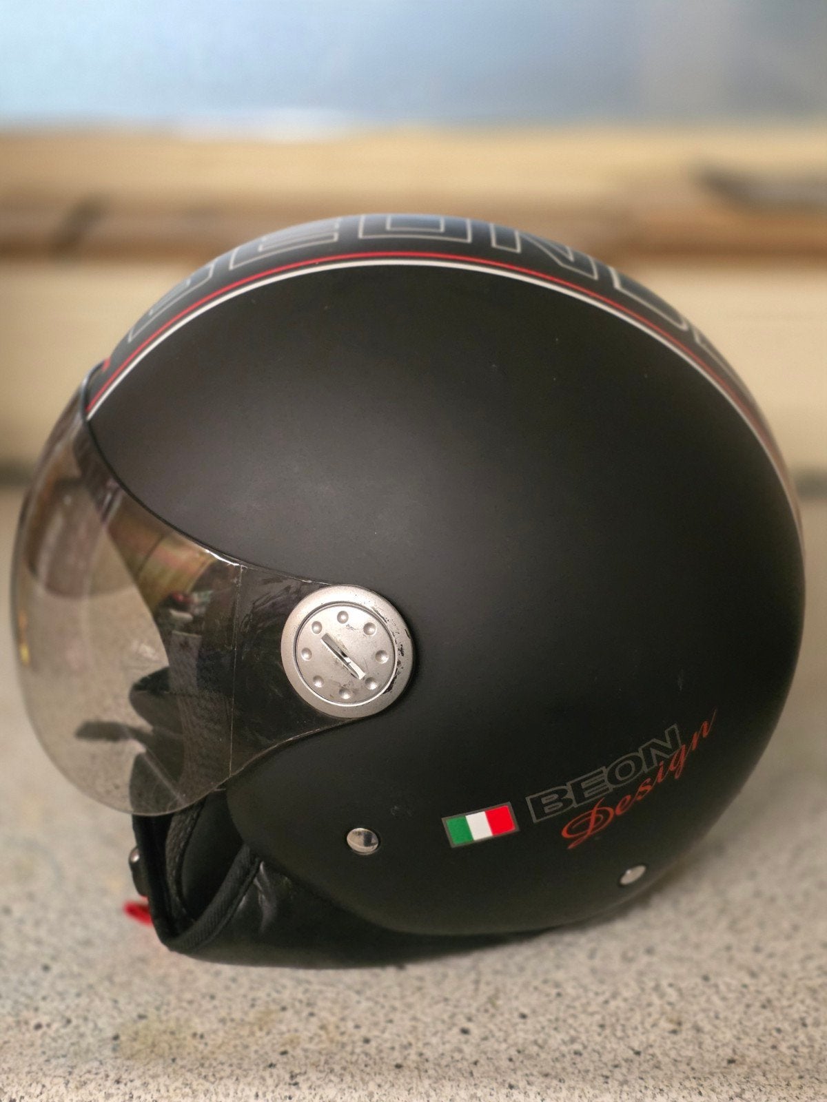 mooie scooter helm BeonDesign maat S, Ophalen of Verzenden, Zo goed als nieuw, Small, Beondesign