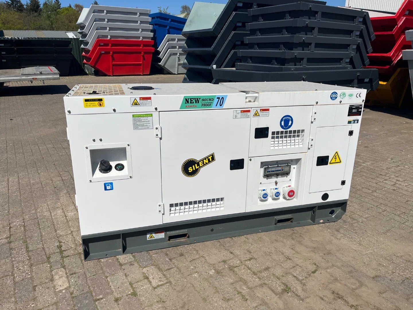 Ashita 70 KVA Nieuw ! 70 KVA (bj 2025), Zakelijke goederen, Machines en Bouw | Aggregaten