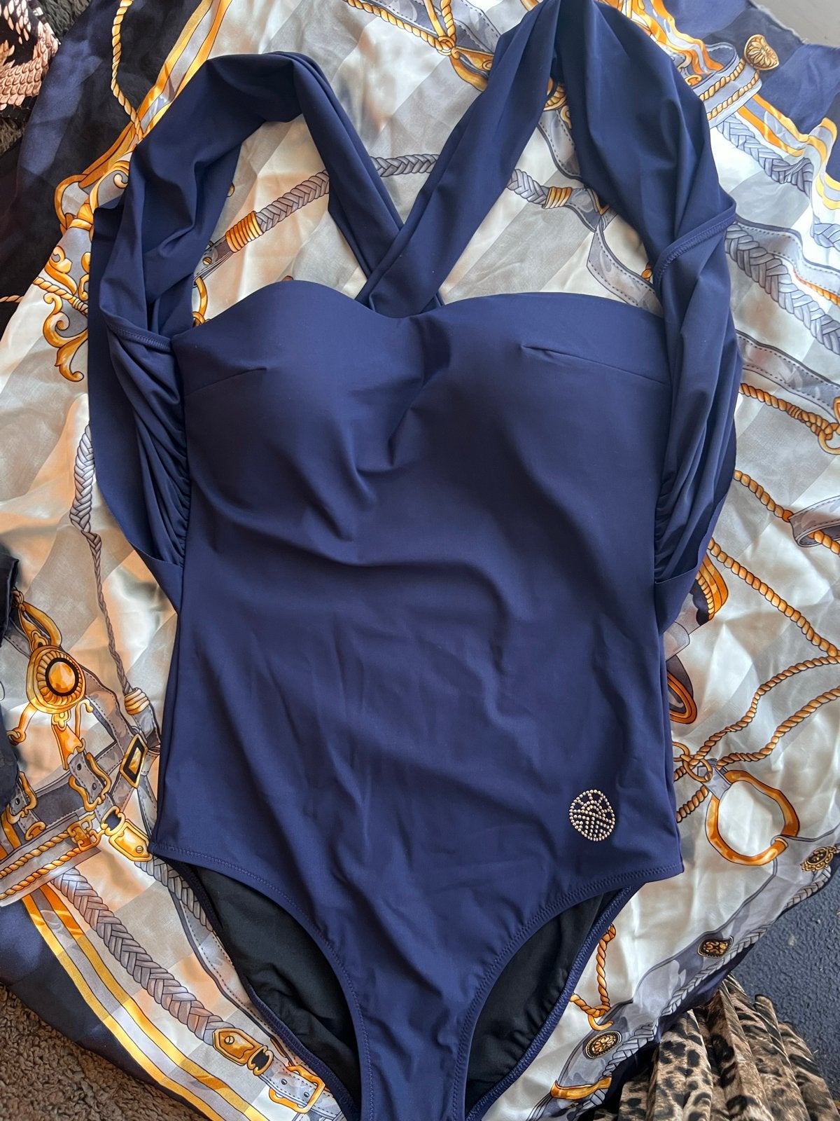 Féraud Paris Badpak - Nieuw met kaartjes, Ophalen of Verzenden, Nieuw, Blauw, Badpak