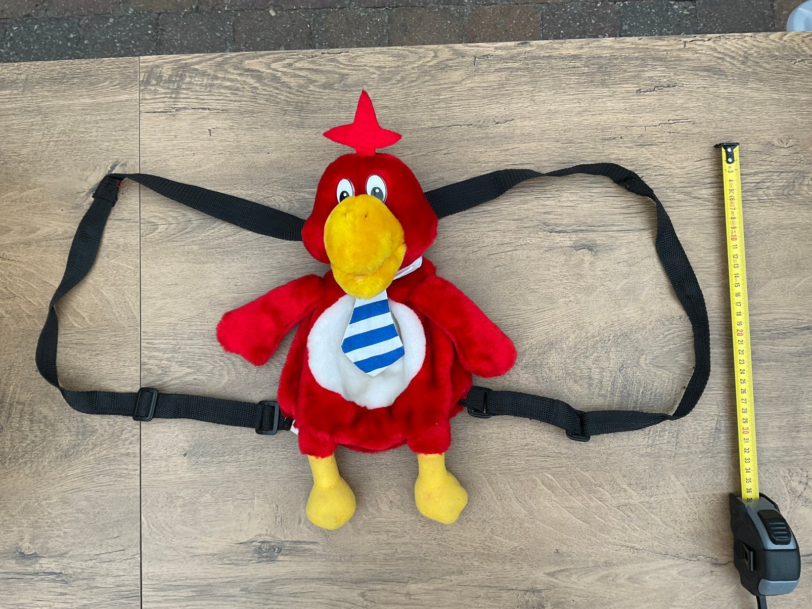 Zgan, niet kapot, Sunil papegaai knuffel rugzak schooltas, Ophalen, Zo goed als nieuw, Rugtas