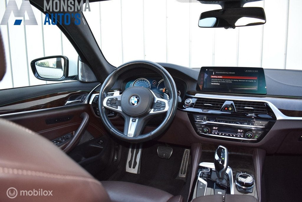 BMW 530i M-Sport Alpinweiss *Uniek! B&W Nightvision Massage, Automaat, 1998 cc, Achterwielaandrijving, Gebruikt