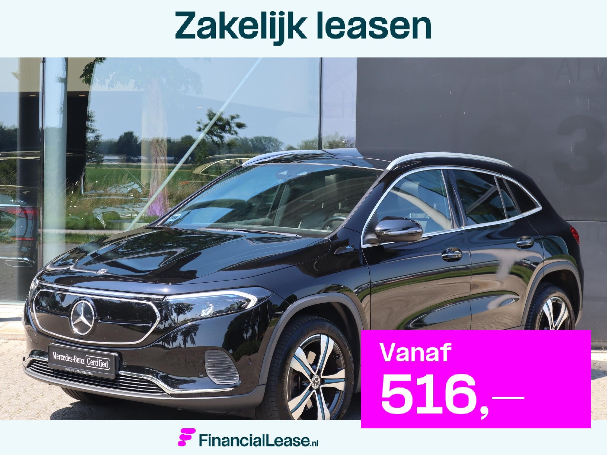 Mercedes-Benz EQA 250 Business Solution Luxury 67 kWh l Keyl, Stof, Gebruikt, 750 kg, 190 pk