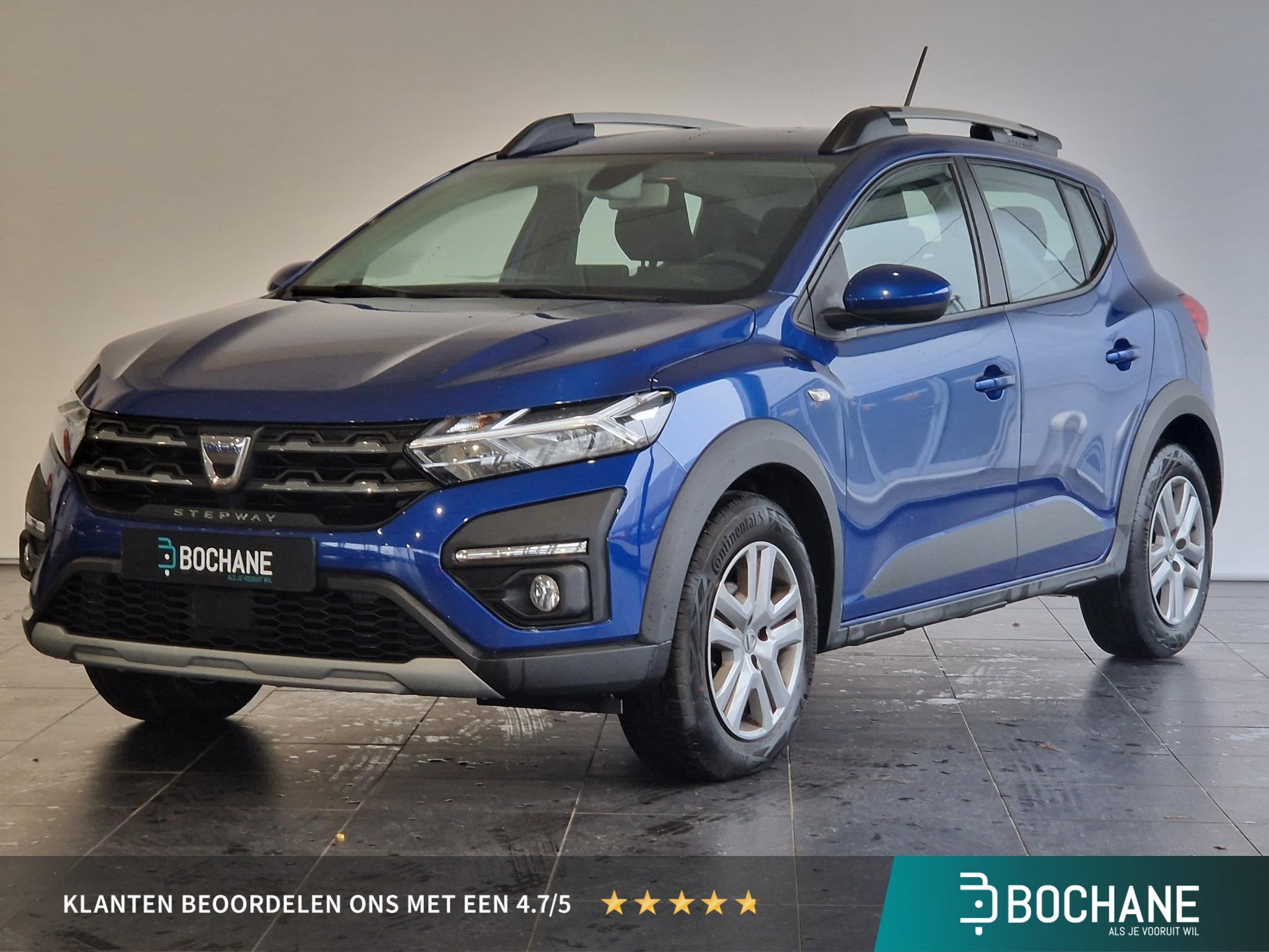Dacia Sandero Stepway 1.0 TCe 90 Comfort | Apple CarPlay / A, Auto's, Dacia, LED verlichting, Met garantie (alle), Blauw, Origineel Nederlands