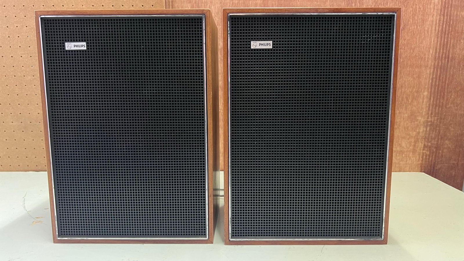 Philips 22 RH 482/00 P Vintage Luidsprekers (8 Ohm), Audio, Tv en Foto, Ophalen, Stereo speakers, Philips, Gebruikt