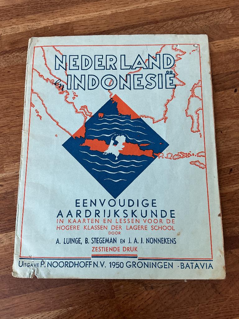 Nederland en Indonesie, Boeken, Atlassen en Landkaarten, Gelezen, Overige atlassen, Overige gebieden, Wolters-Noordhoff