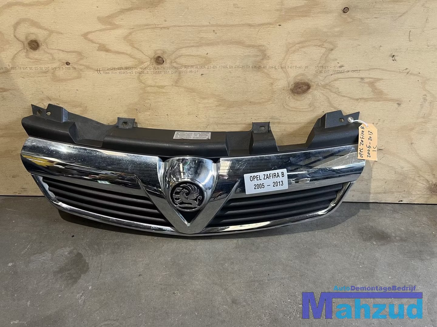 OPEL ZAFIRA B Grille 2005-2010, Gebruikt, Opel Automobile GmbH, Ophalen of Verzenden, Kontakt@opel-infoservice.de