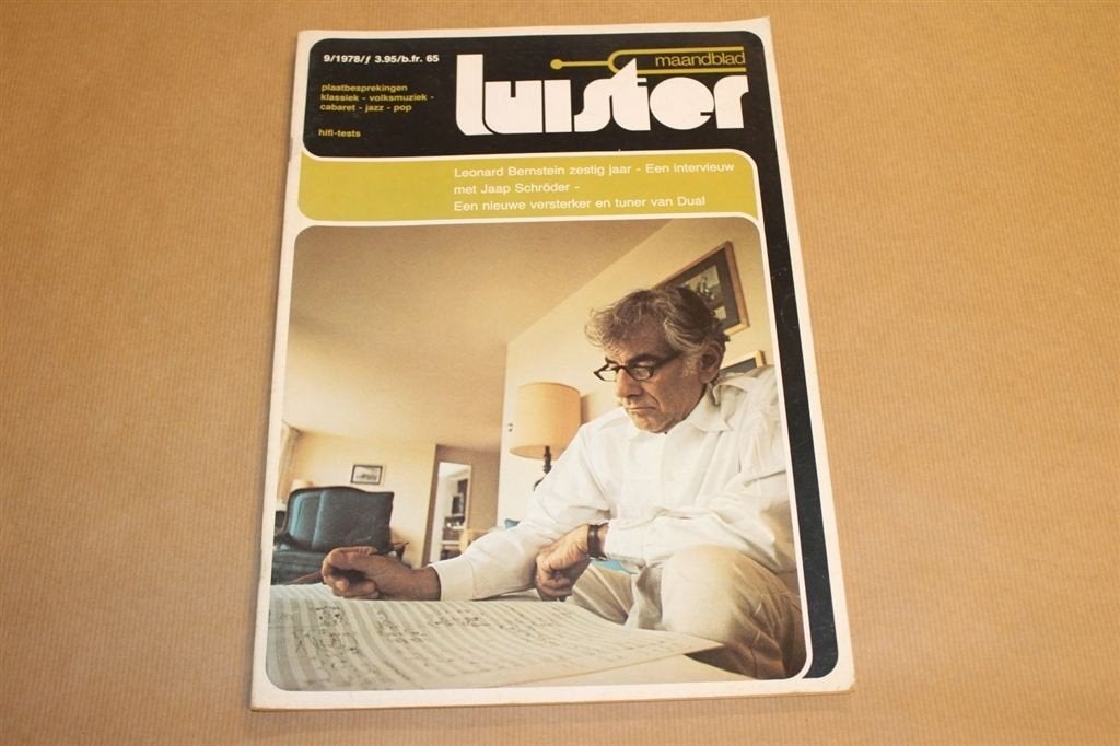Vintage magazine - Luister - 1978 - Audio e.d., Ophalen of Verzenden, 1960 tot 1980, Knipsel(s)