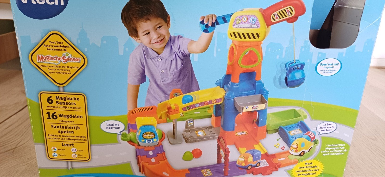 Vtech Toet Tiet Auto Bouwplaats met extra voertuigen, Ophalen, Zo goed als nieuw, 2 tot 4 jaar