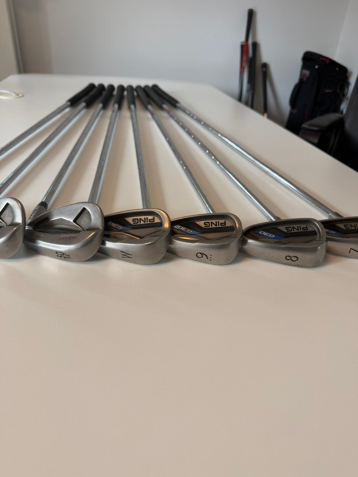 Ping G30 58-5 - R flex staal - Testen ok! Wedges ook los, Ping, Gebruikt, -, -