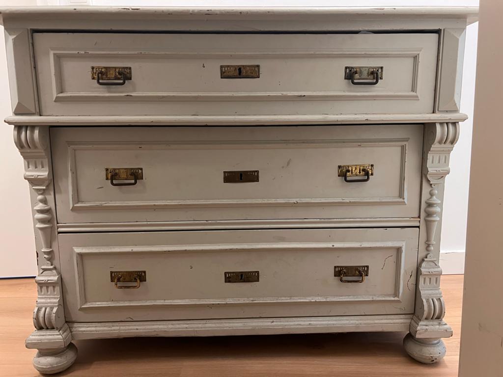 Brocante Ladekast - 106 cm breed, 84 cm hoog, Ophalen of Verzenden, Zo goed als nieuw