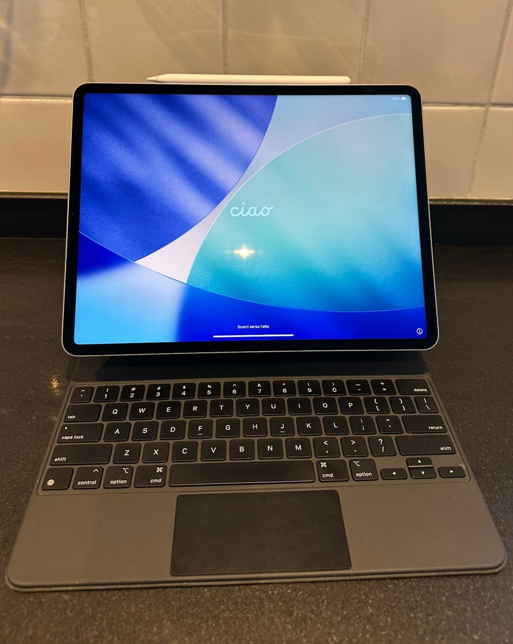 iPad Pro M2 12.9” | Apple Pencil 2de gen | Magic Keyboard, Ophalen, 12 inch, Zo goed als nieuw, Apple iPad Pro
