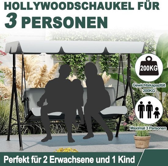 Schommelbank – Tuinschommel – 3-zits Schommelstoel, Corvance B.V., Verzenden, Nieuw, Corvancebol@gmail.com