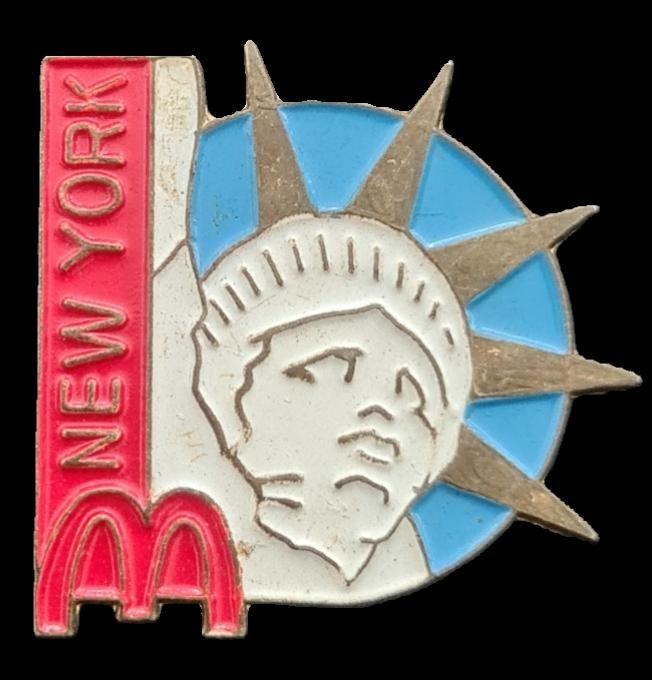 Mc Donalds New York pin- gelakt, Verzenden, Nieuw, Stad of Land, Speldje of Pin