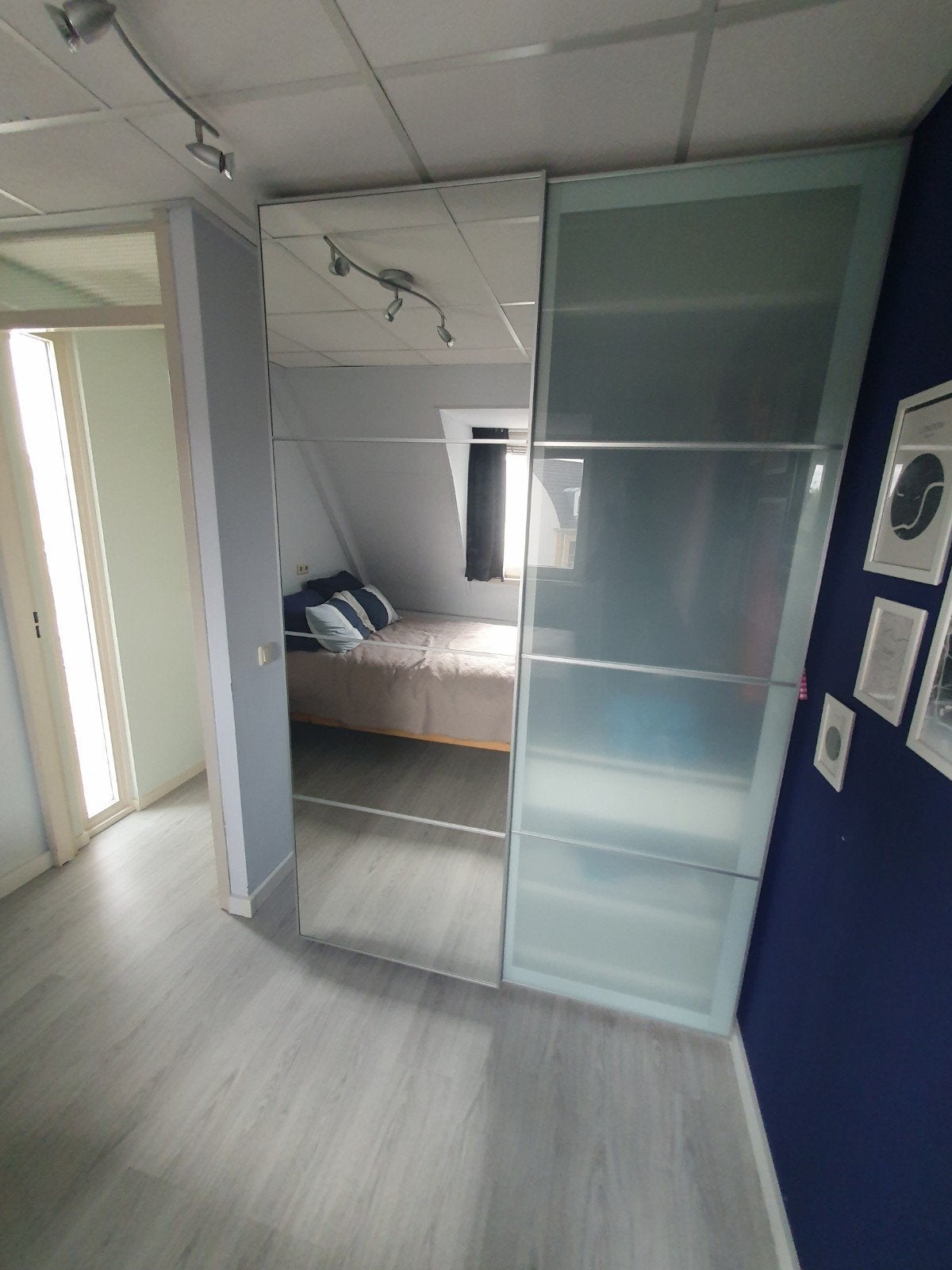 Pax kledingkast, formaat 1,50 mtr breed x 2,36 mtr hoog, Huis en Inrichting, 200 cm of meer, Glas, 50 tot 75 cm, Ophalen