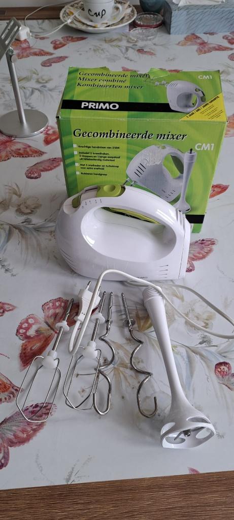 Gecombineerde Mixer. ( keuken / staaf mixer), 2 snelheden, Nieuw, Ophalen of Verzenden, Vaatwasserbestendig