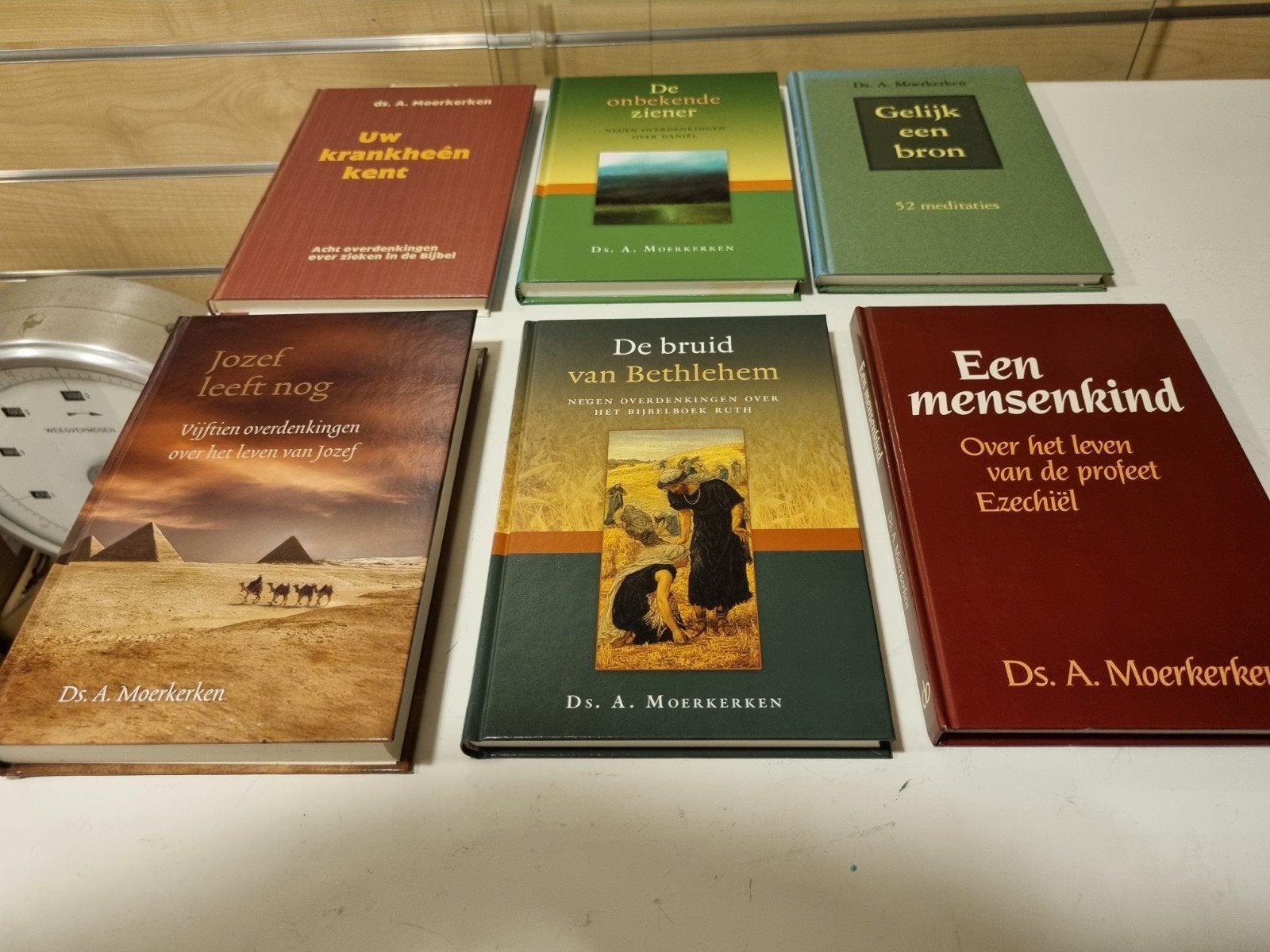 Ds. A. Moerkerke. 6 prekenboeken c.q. meditaties., Ophalen of Verzenden, Gelezen, Christendom | Protestants