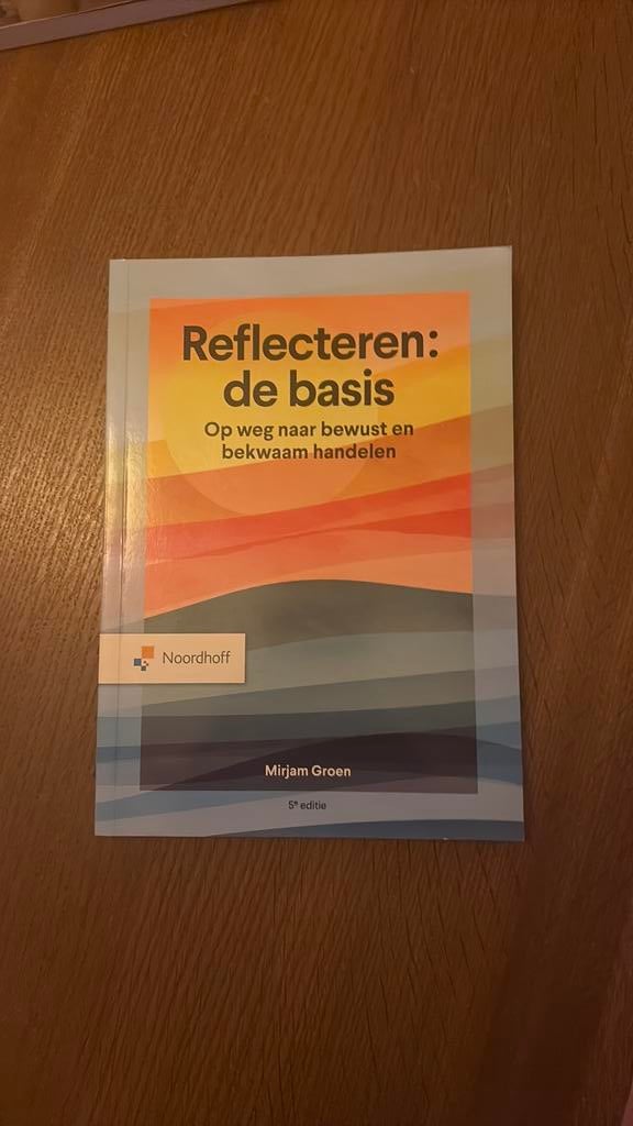 Mirjam Groen - Reflecteren: de basis, Ophalen of Verzenden, Zo goed als nieuw, Mirjam Groen, Nederland