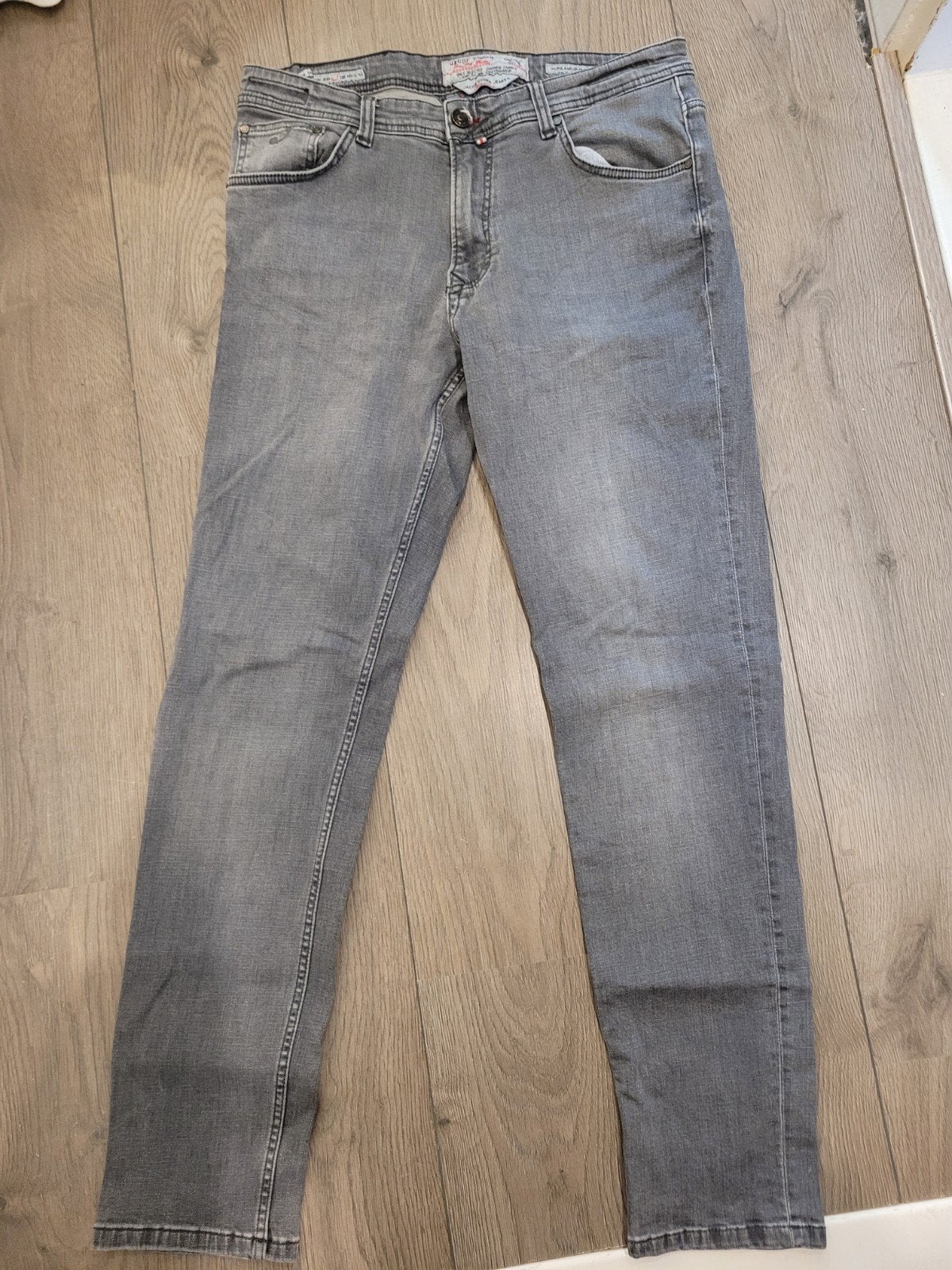 Zgan nette grijze Jacob Cohen slim fit broek maat 36, W36 - W38 (confectie 52/54), Ophalen of Verzenden, Zo goed als nieuw, Jacob Cohen
