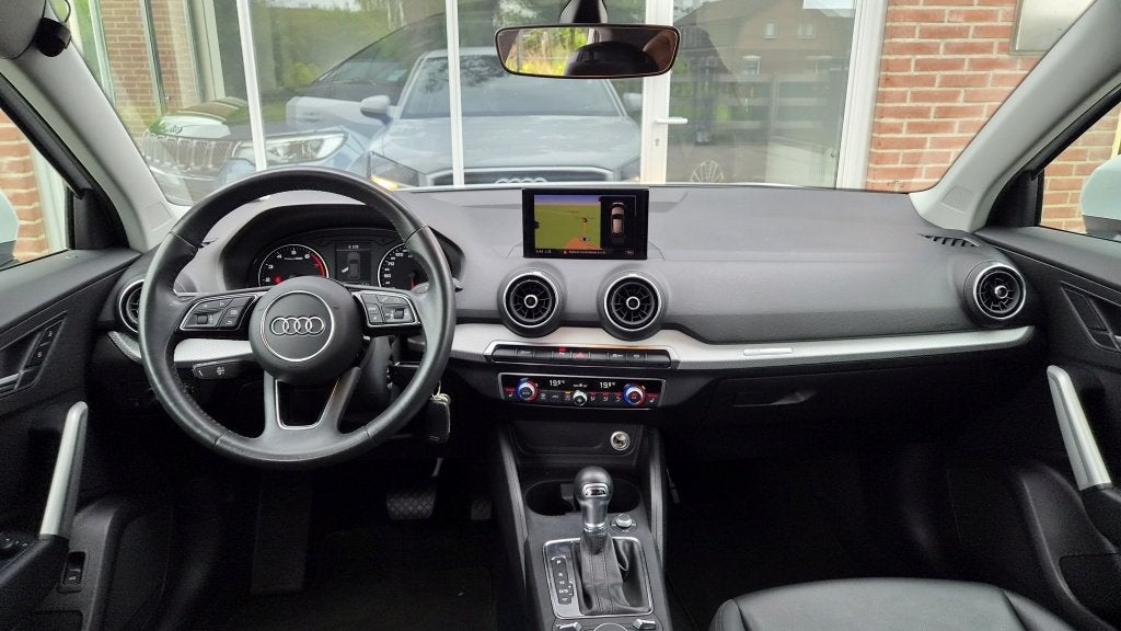 Audi Q2 30 TFSI Sport, Leder, Stoelverwarming (bj 2019), Auto's, Gebruikt, 116 pk, Wit, Leder
