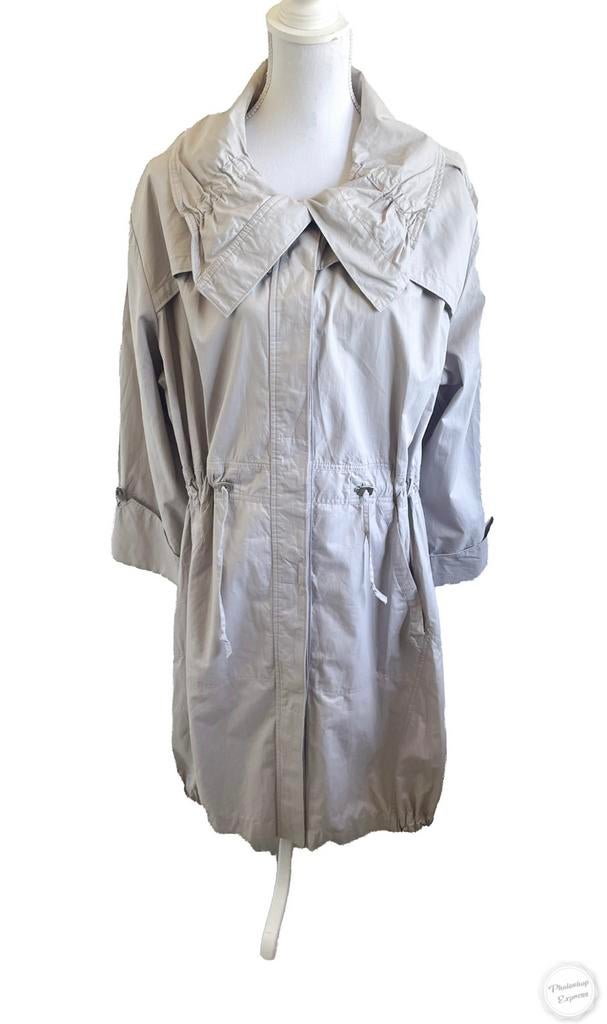 Mooie jas van Exelle 46, Kleding | Dames, Grote Maten, Zo goed als nieuw, Jas of Mantel, Grijs, Ophalen of Verzenden