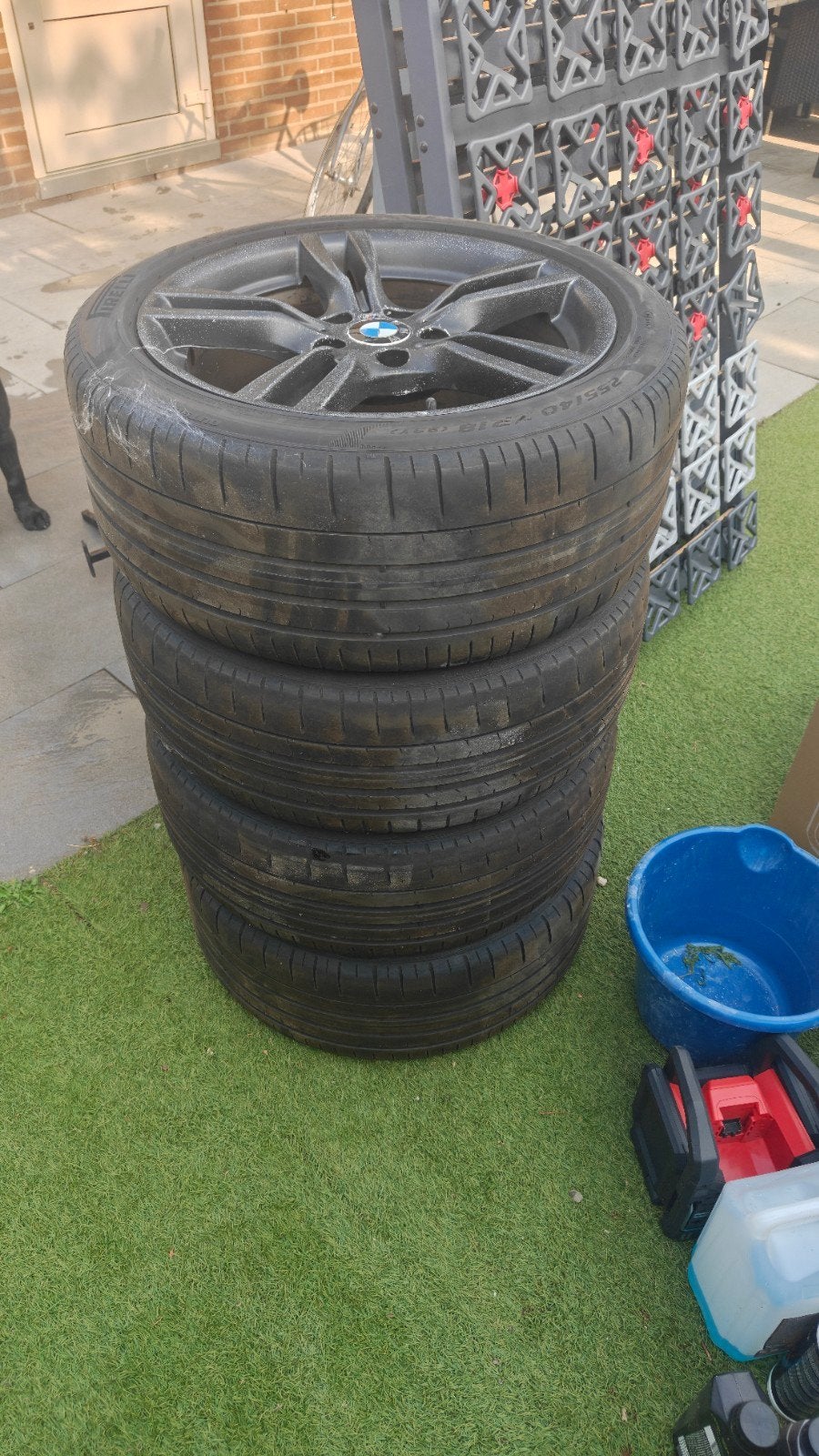 BMW Styling 400M Velgen met Pirelli Zomerbanden, Ophalen