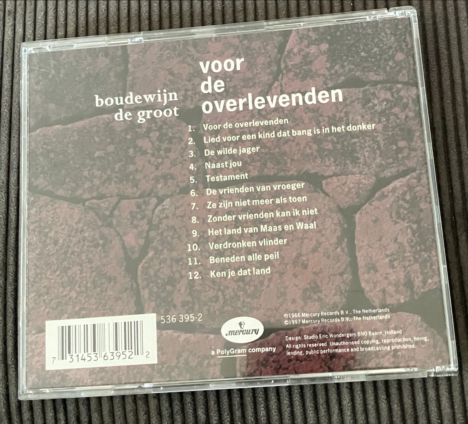 Boudewijn de Groot - Voor de overlevenden (CD), Ophalen of Verzenden, Pop, Album, Remastered