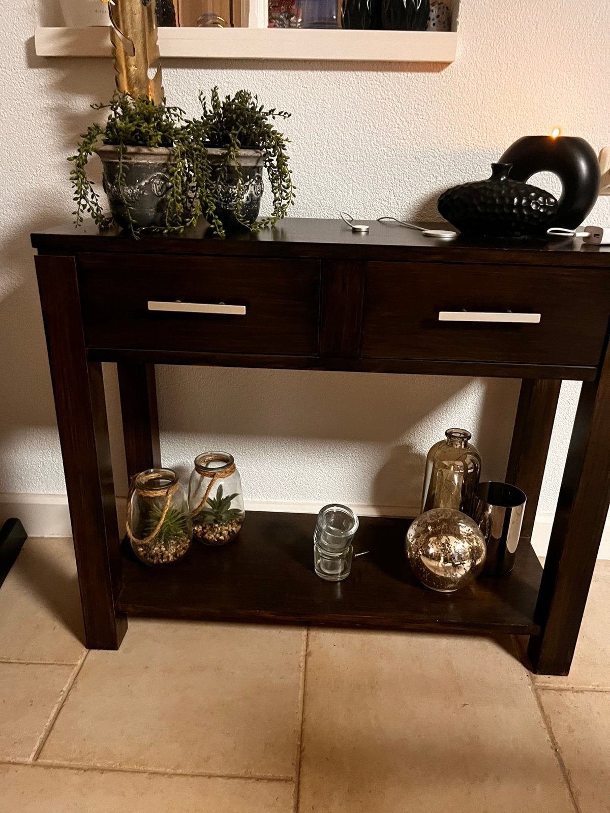 Sidetable mooi, Huis en Inrichting, Tafels | Sidetables, Ophalen, 100 tot 150 cm, Zo goed als nieuw, 25 tot 50 cm
