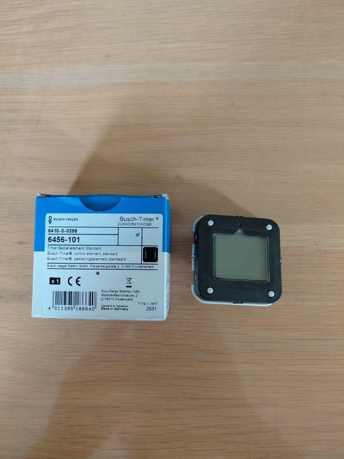 Busch-Jaeger 6456-101 Busch-Timer Bedieningselement Nieuw, Ophalen of Verzenden