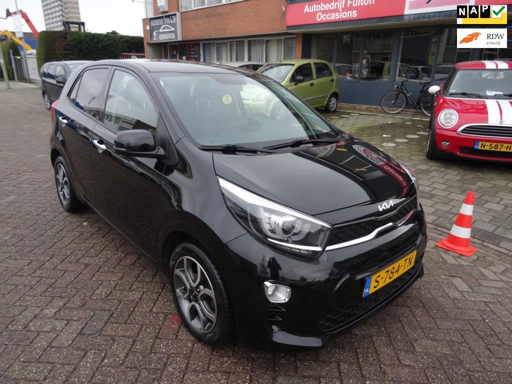Kia Picanto 1.0 DPi DynamicPlusLine/Navi/Camera/Android-Appl, Auto's, Voorwielaandrijving, Dealer onderhouden, Gebruikt, 4 stoelen