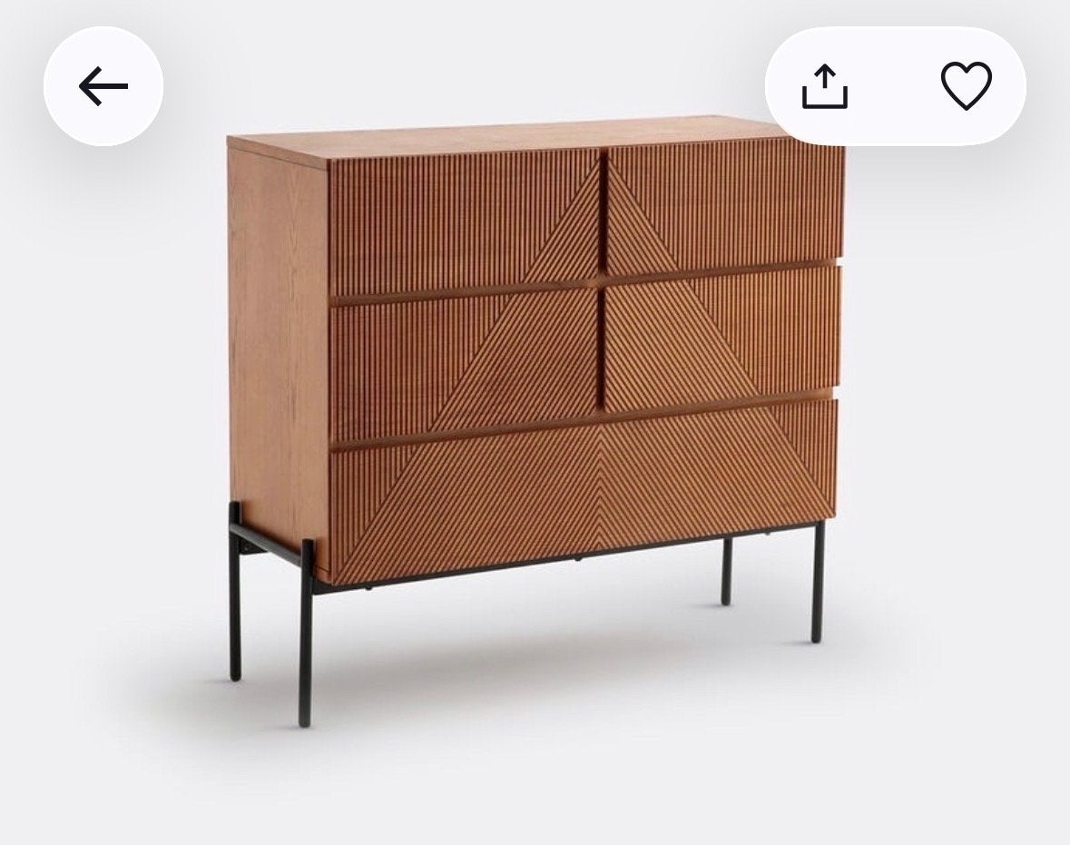 LaRedoute Lodge Ladekast met 5 Lades, Ophalen, 5 laden of meer, 100 tot 150 cm, 50 tot 100 cm