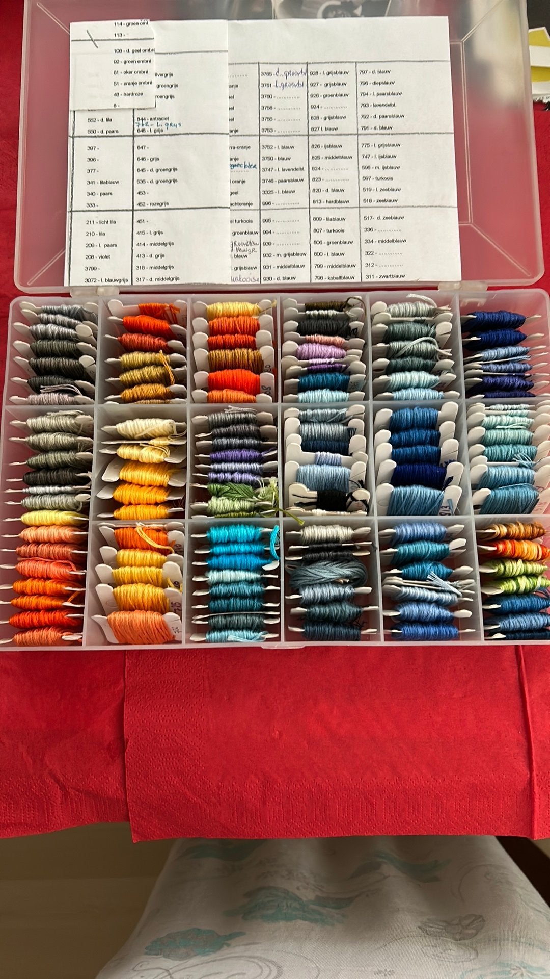 DMC borduurzijde in opbergdoos, Ophalen of Verzenden, Nieuw, Handborduren, Borduurgaren of Zijde