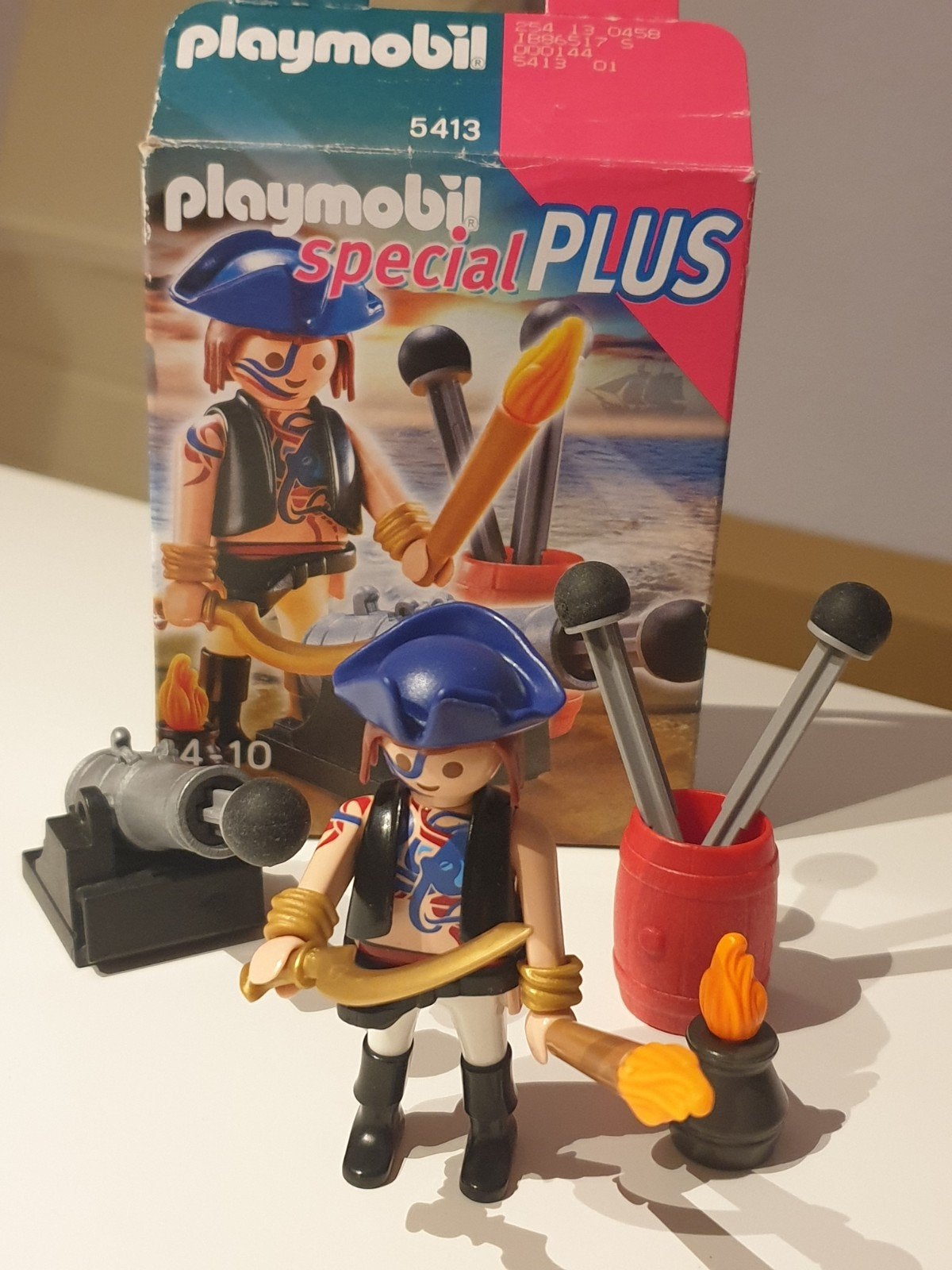 Playmobil Special Plus 5413 Piraat met kanon, Pirates, Complete set, Nieuw, Ophalen of Verzenden