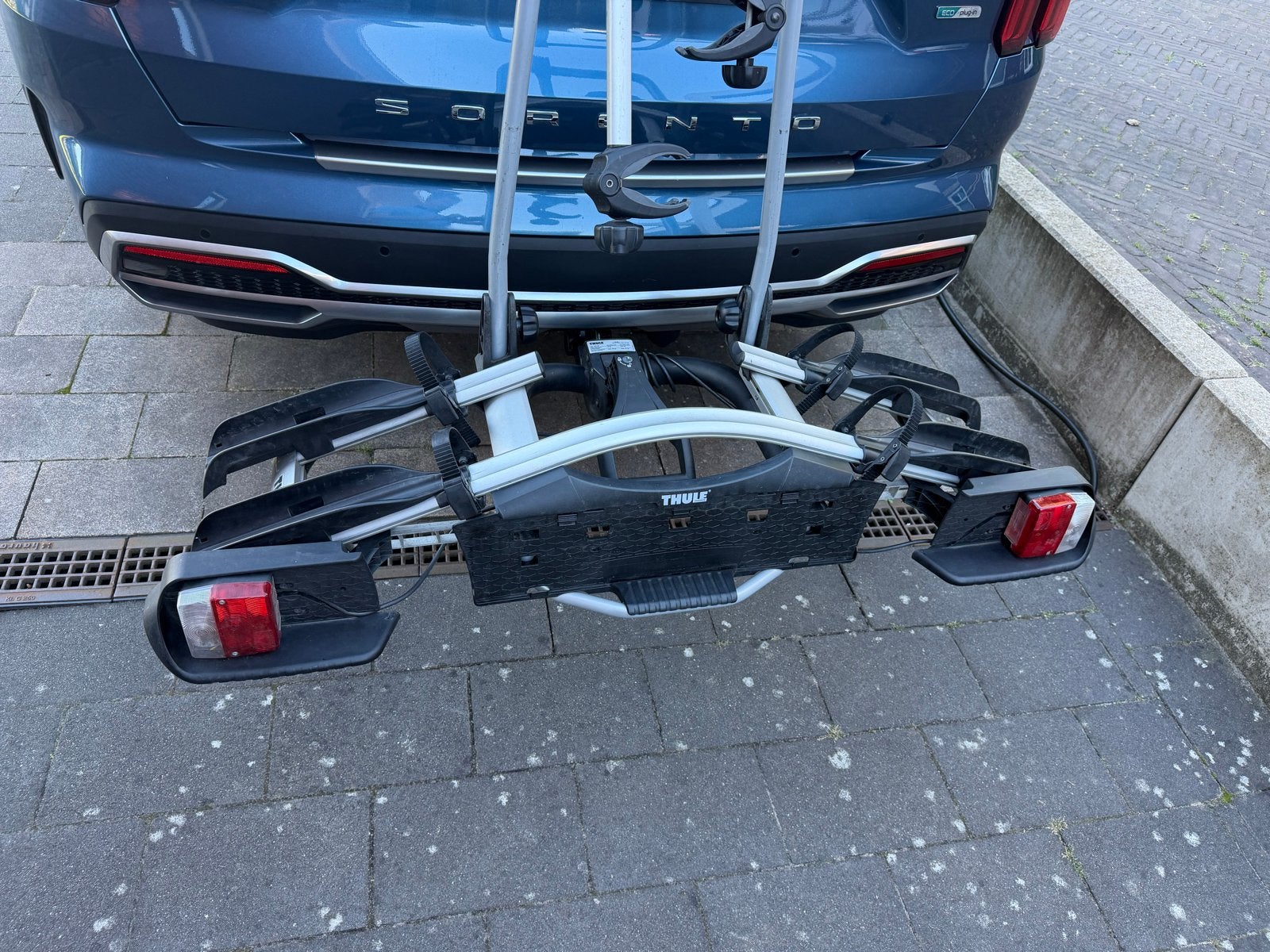 Thule EuroWay G2 921 fietsendrager voor 2 fietsen, Ophalen, Gebruikt