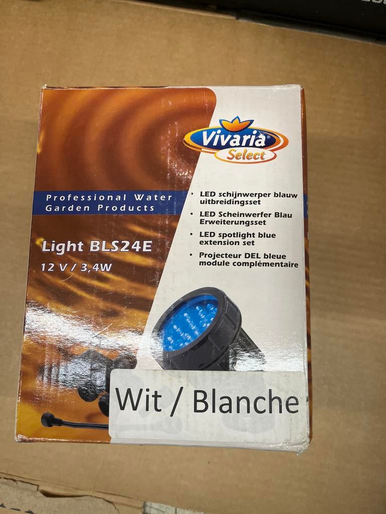 Vivaria Select LED Schijnwerper Blauw Uitbreidingsset (4 stu, Tuin en Terras, Kunststof, Minder dan 50 watt, Nieuw, Ophalen of Verzenden