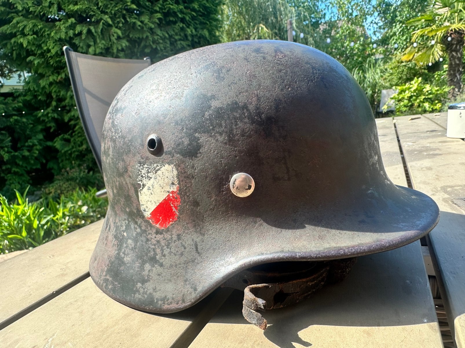 Stalhhelm m35  dd eisenhuttenwerk, Ophalen of Verzenden, Nederland