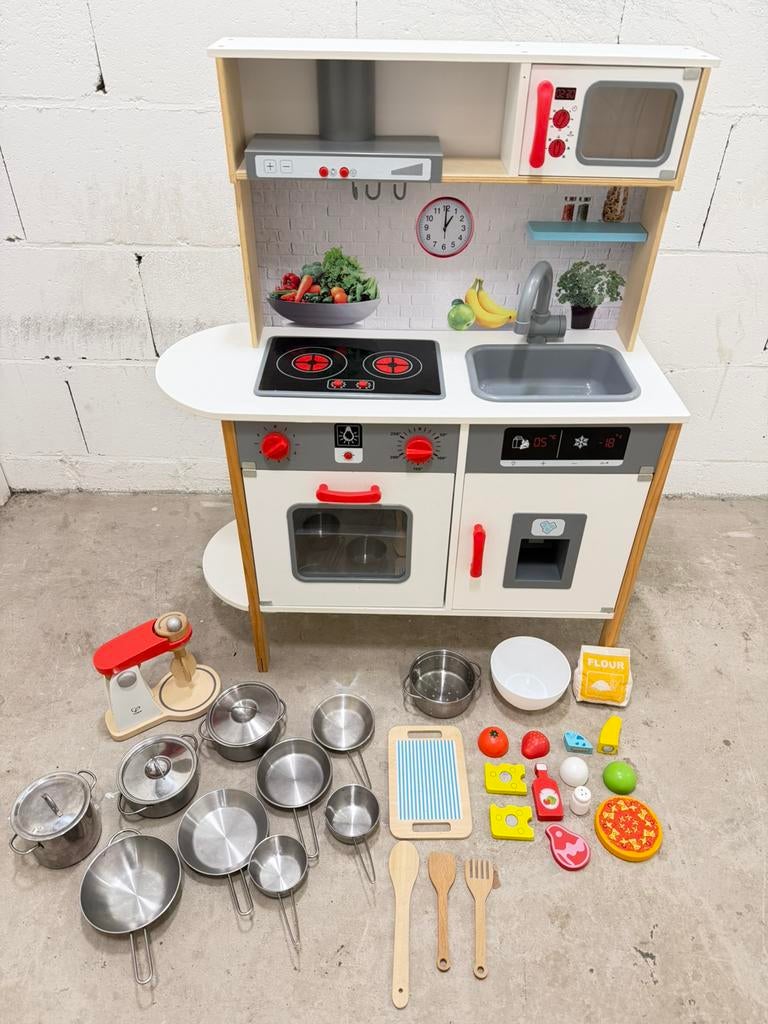 Zeer nette Speelkeuken + veel accessoires, Ophalen, Zo goed als nieuw, Hout, Speelkeuken