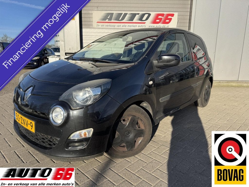Renault Twingo 1.2 16V Dynamique APK tot 02-2027, Gebruikt, Zwart, 4 cilinders, 4 stoelen