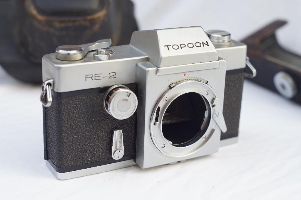 Tokyo Kogaku Topcon RE-2 body (Exa mount) met tas, Ophalen of Verzenden, Spiegelreflex, Overige Merken