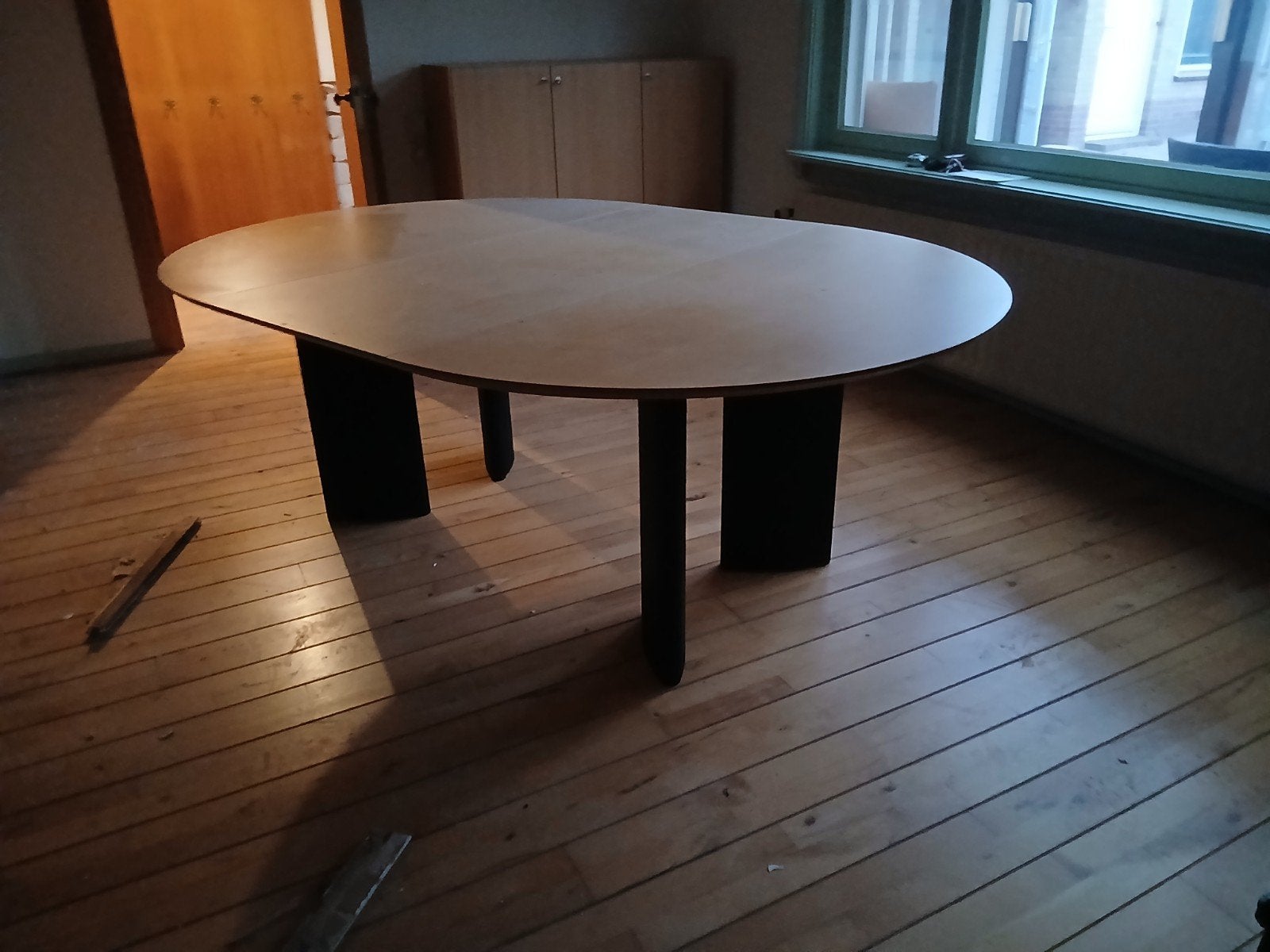 Ovale tafel - 200x140 cm, Gebruikt, 100 tot 150 cm, 200 cm of meer, Ophalen of Verzenden