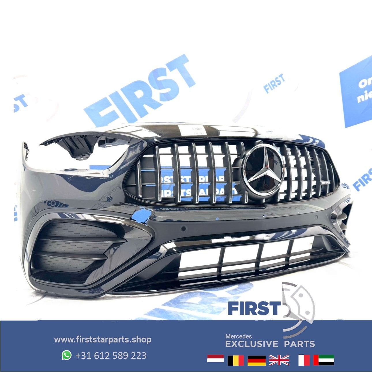 A2478804508 H247 FACELIFT GLA 35 AMG VOORBUMPER COMPLEET +, Gebruikt, -, Voor, Ophalen of Verzenden