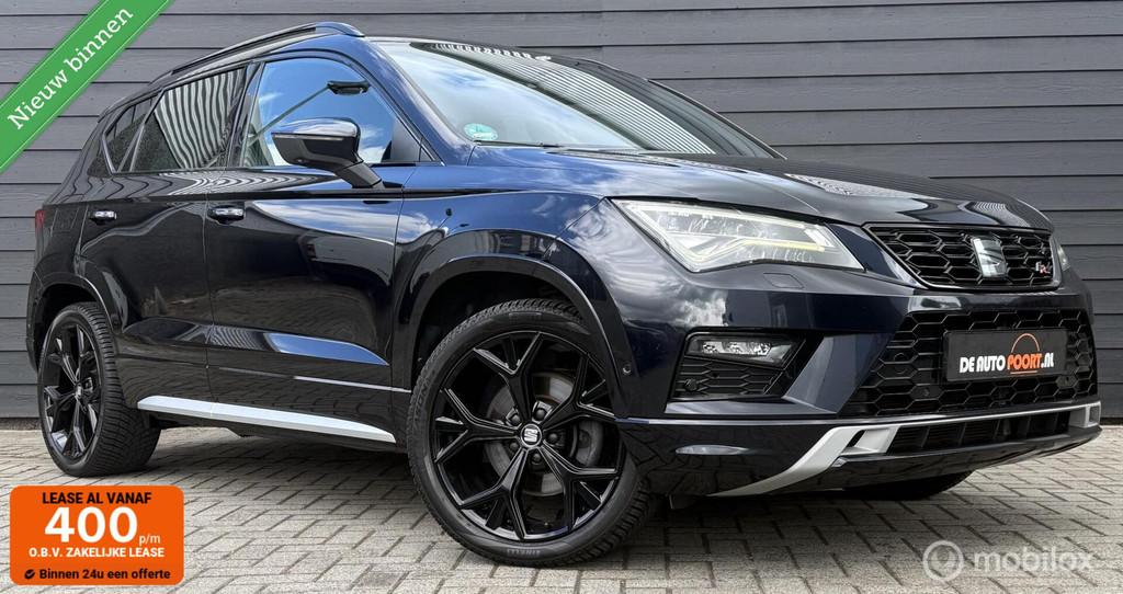 Seat Ateca 2.0 TSI FR 4DRIVE Black Edition/Trekhaak/Viritual, Auto's, Automaat, 1441 kg, Gebruikt, Ateca