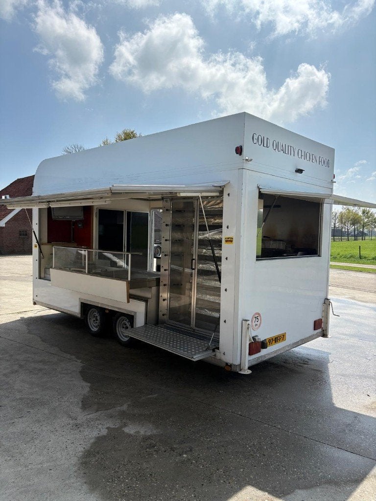 Foodtruck / verkoopwagen / kippengrill aanhanger te koop, Ophalen