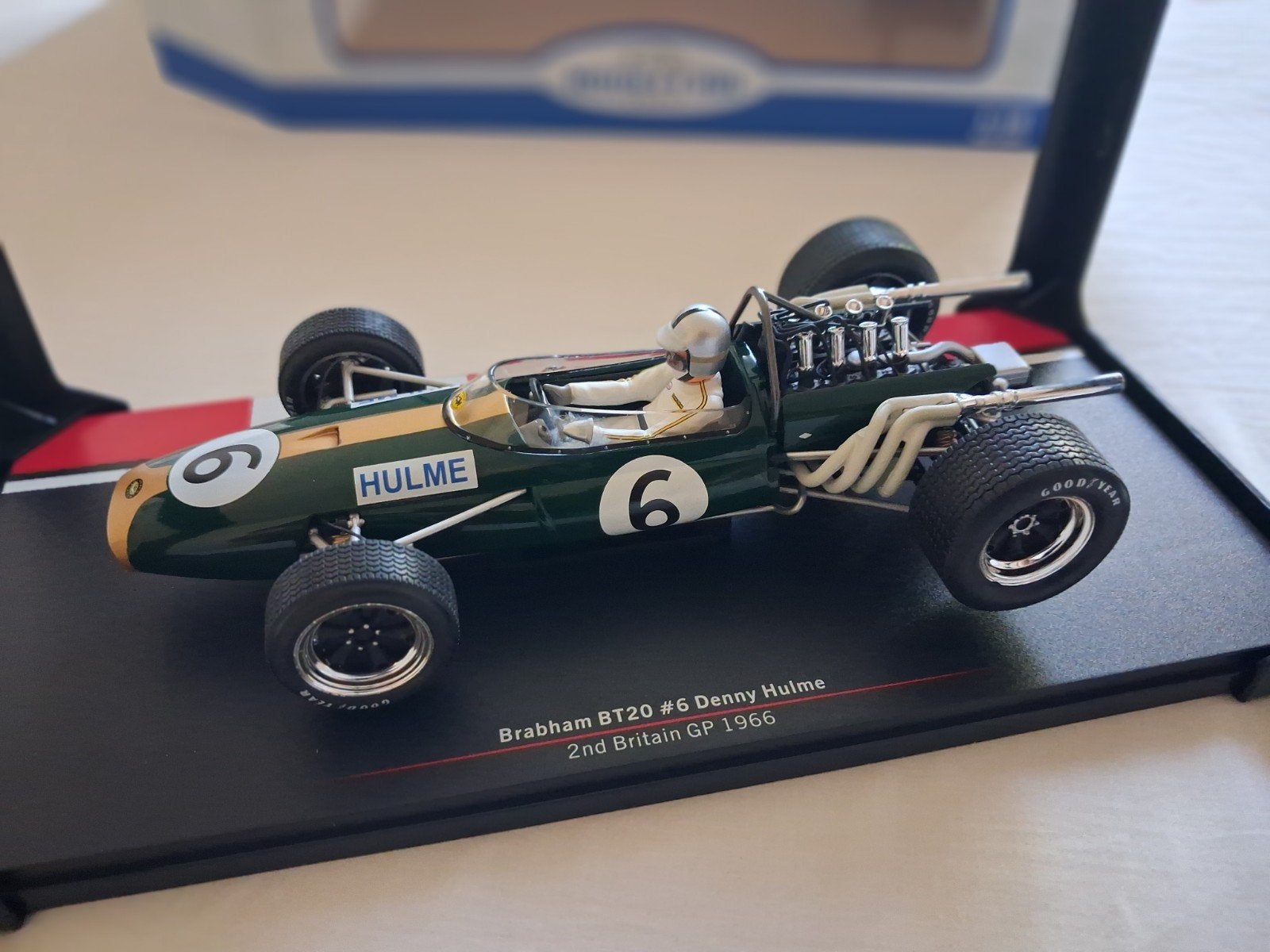 Formule1  BRABHAM BT20  F1 Denny HULME  #6 1966 1:18 MCG OVP, Hobby en Vrije tijd, Modelauto's | 1:18, Ophalen of Verzenden, Zo goed als nieuw